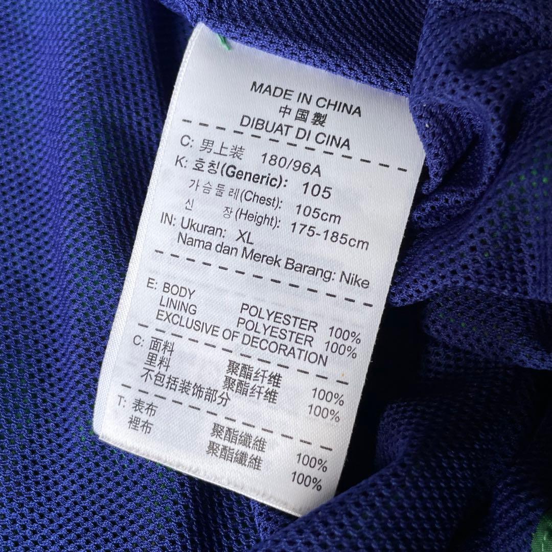 00s old nike check pattern shell jacket - メルカリ