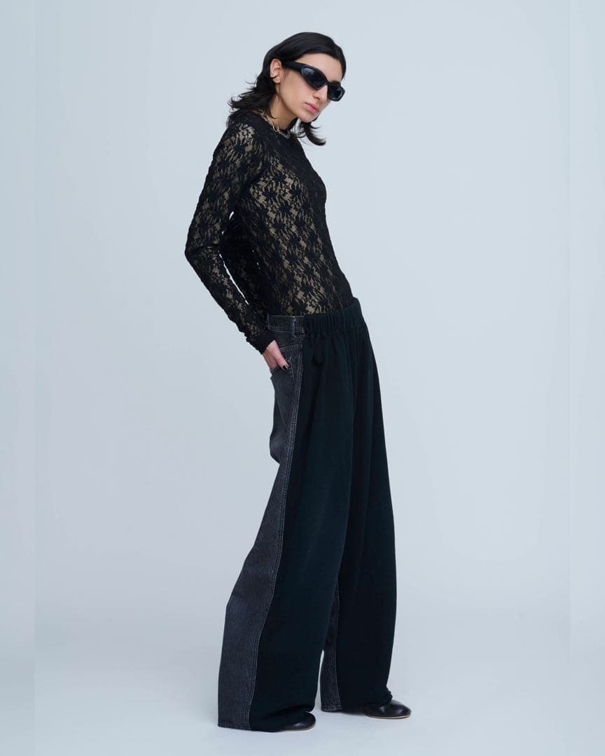 【美品】INSCRIREHybrid Sweat Denim Pants Hybride Sweat Denim Pants(1 GREY): INSCRIRE: WOMENS｜CONZ ONLINE STORE