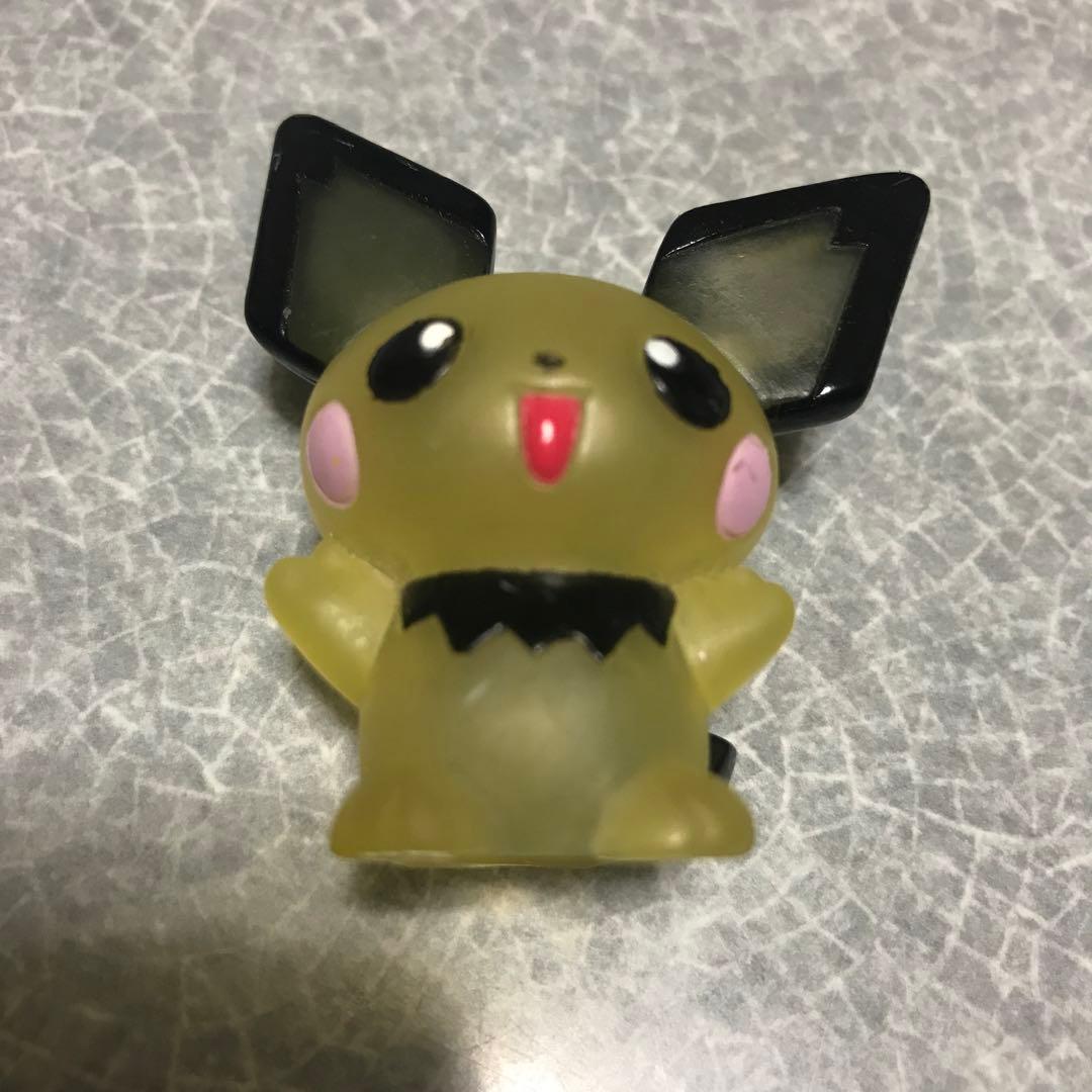 ピチュー クリア 指人形 ポケモンキッズ ソフビ人形 レア - メルカリ