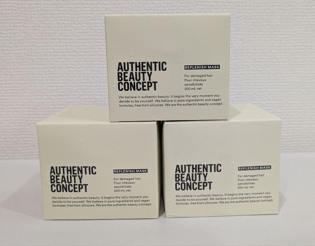 オーセンティック ビューティ コンセプト リプレニッシュ マスク198ml ×3