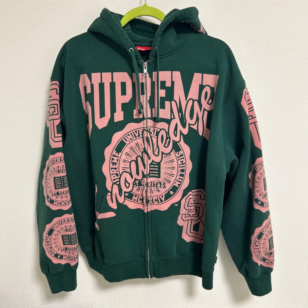 【即購入可！】Supreme ダークグリーン フード付きパーカー Supreme（パーカー ・ グリーン・カーキ/緑色系）のフリマアイテム一覧