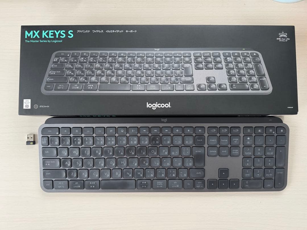 【美品】＊お値下げ不可logicool MX KEYS S 日本語配列キーボード