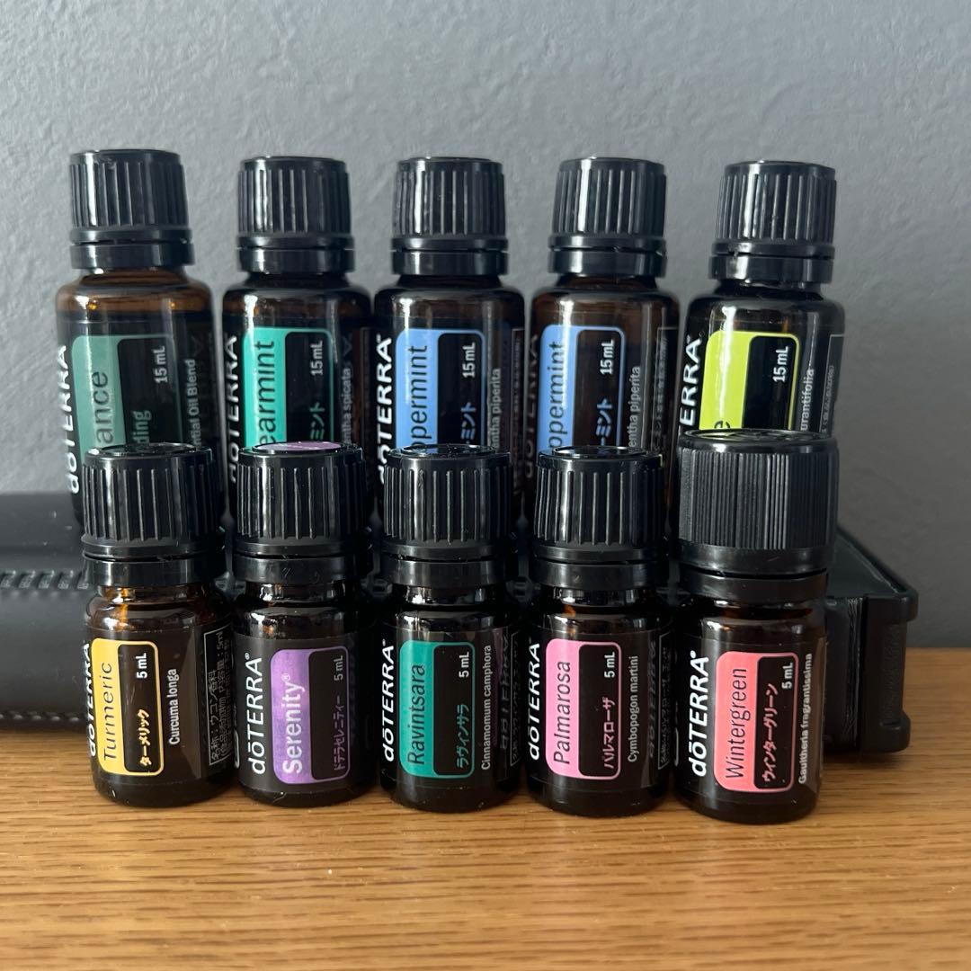 doterra ドテラ　精油　アロマ　エッセンシャルオイル　セット 新品 doTERRA ドテラ アロマタッチ エッセンシャルオイル セット