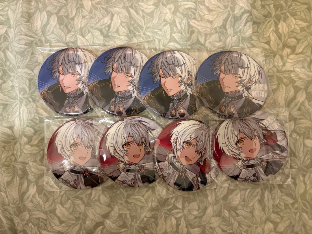 ニコ超　コンパス　狂zip　缶バッジ　アダム　ソーン　8個セット コンパス 戦闘摂理解析システム アダム＆ソーン 蒼の兄弟 ～うたかたの