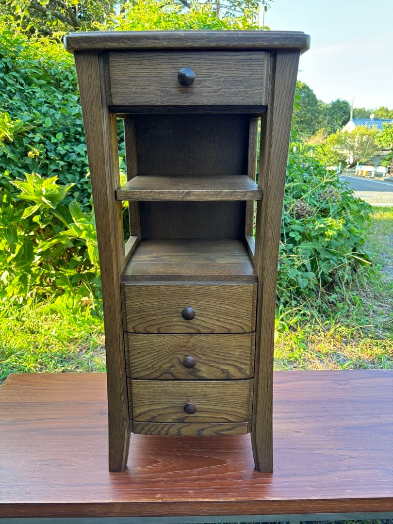 ☆送料無料☆ 起立木工 電話台 花台 飾り棚 平成レトロ