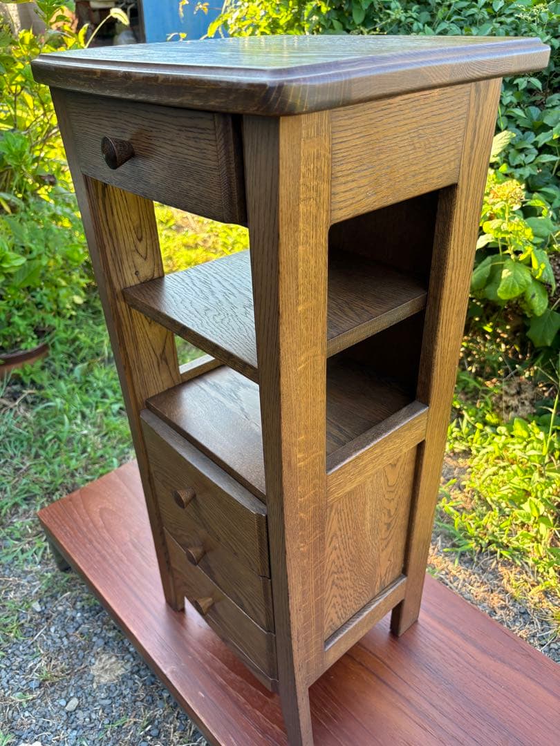 ☆送料無料☆ 起立木工 電話台 花台 飾り棚 平成レトロ