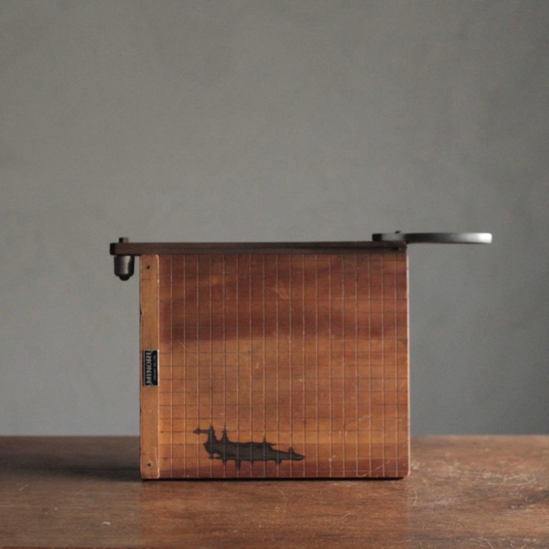 MINORI 裁断機 ペーパーカッター 古道具 アンティーク ディスプレイ