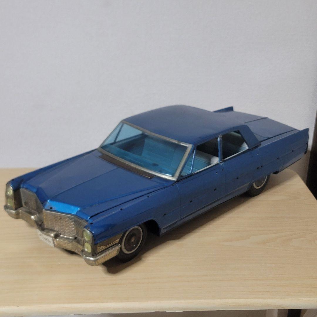 ブリキ 野村トーイ 特大キャデラック65cm ジャンク品 部品取りレストアベース