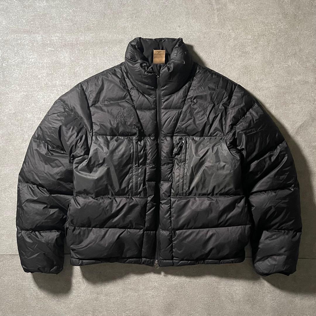名作19FW NIKE ACG ダウンジャケット M Gore-Tex 黒 肉厚 - メルカリ