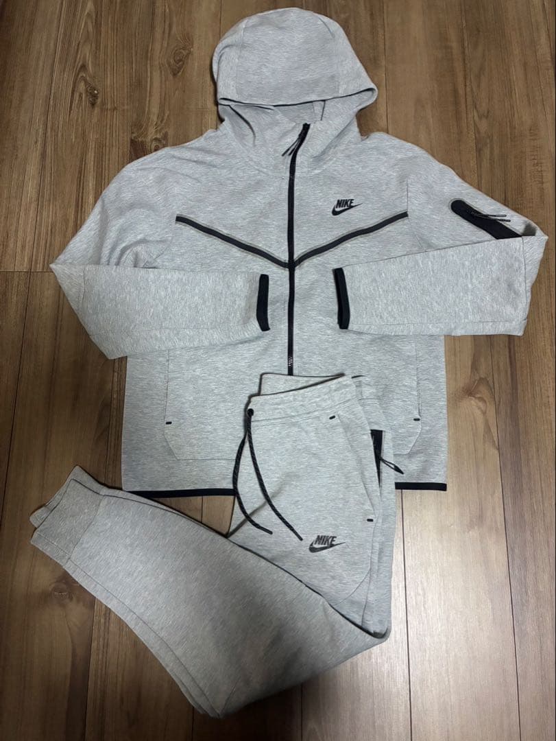 ナイキテックフリース セットアップ 上下 パーカーM パンツS 廃盤品