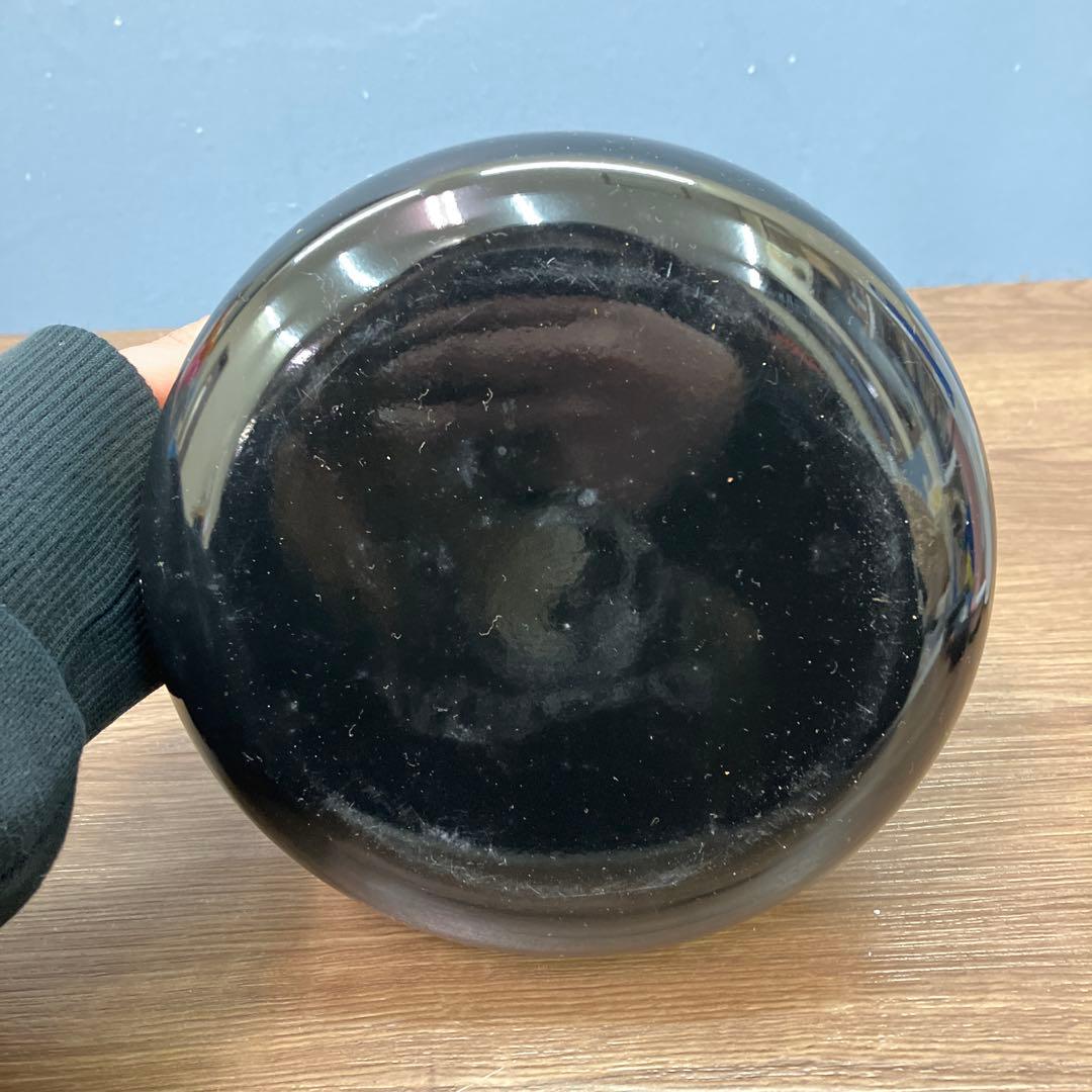 E-1 昭和レトロ 伝統工芸 ヤンポ菓子器 金沢箔工芸 菓子器 蓋付き 金箔