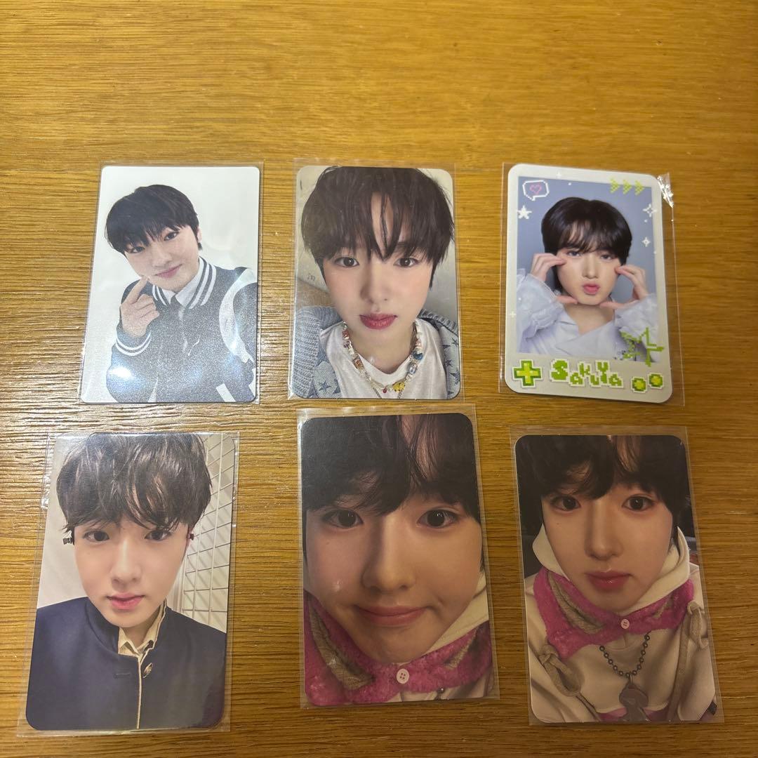NCT WISH サクヤ　トレカ6枚セット　バラ売り可能