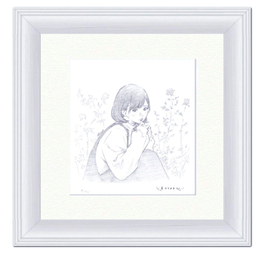 窪之内英策 ジクレー 　作品名 : 片思い2 限定50枚　シリアルナンバー入り