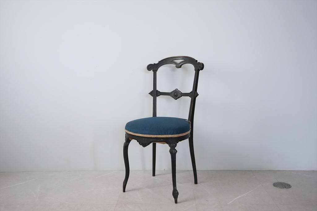 フランスアンティーク木製ナポレオンチェア/ダイニングイス椅子(90-66-1)