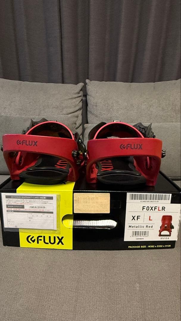 FLUX XFビンディング Lサイズ メタリックレッド