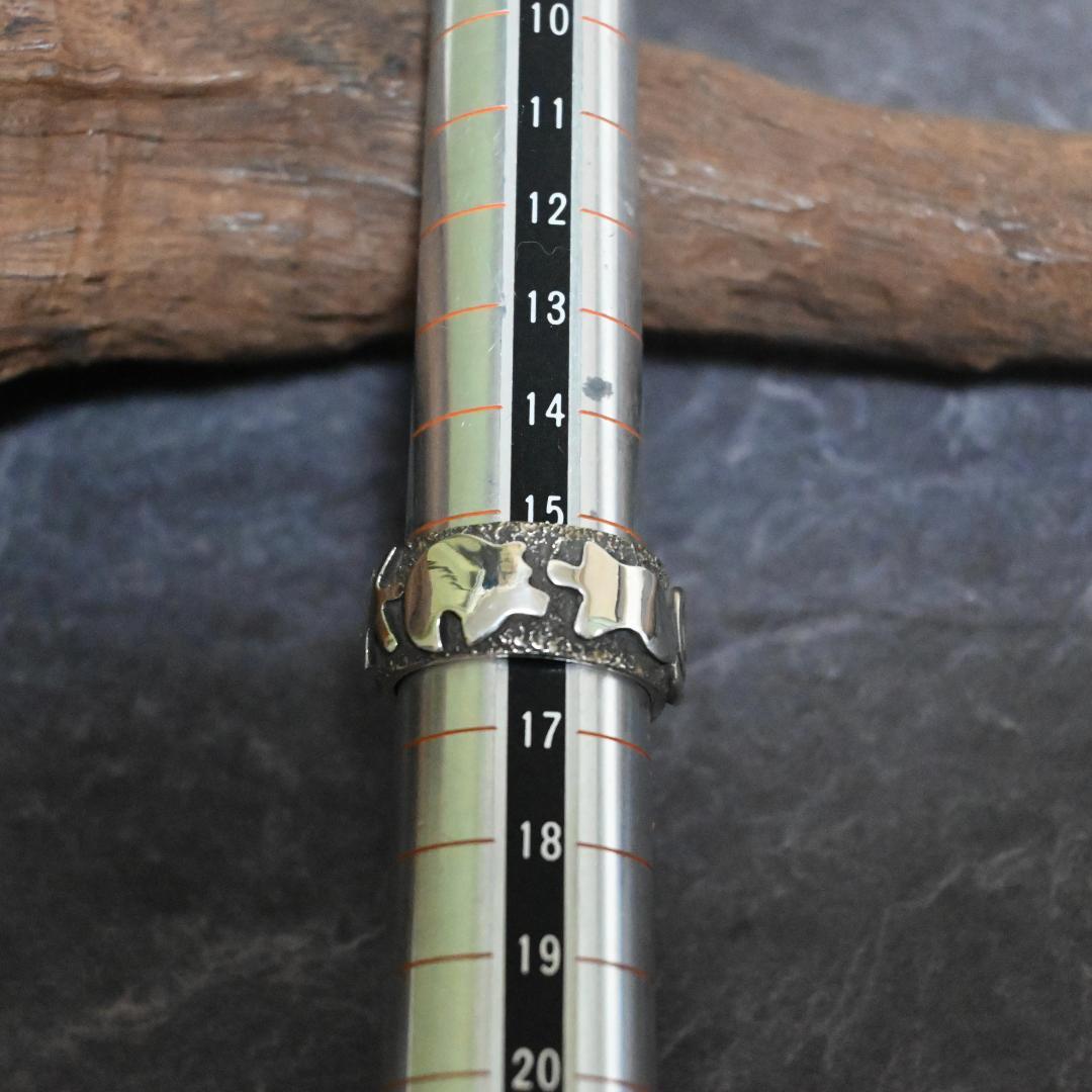 アレックスサンチェス(Alex Sanchez)ナバホ族 ペトログリフ リング