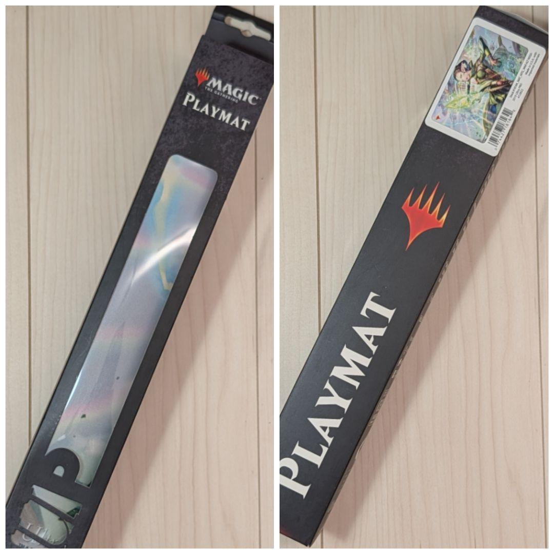 未使用】MTG 絵違い 世界を揺るがす者、ニッサ プレイマット