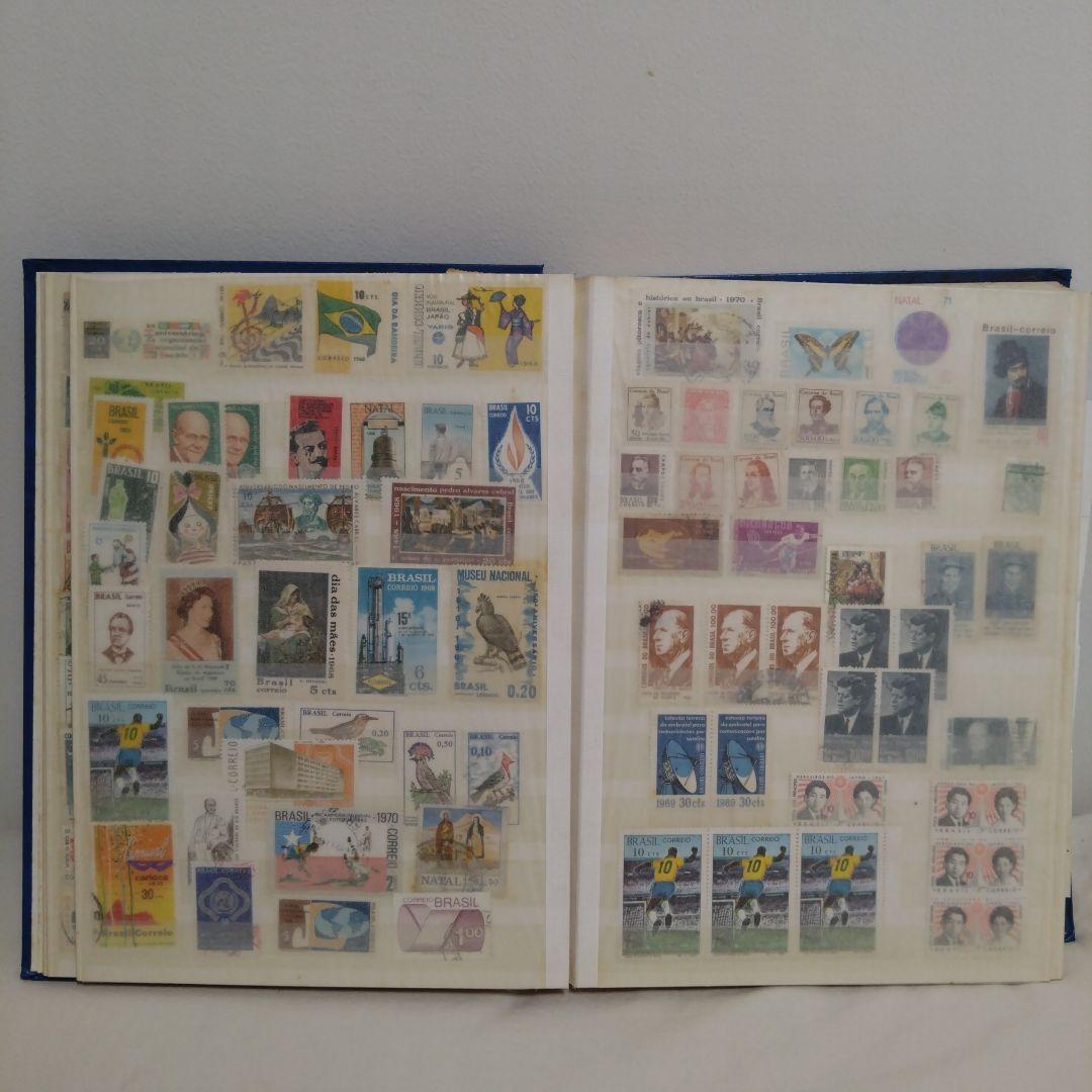 切手　外国/海外　使用済(一部未使用)　約1900枚 まとめ売り　中南米諸国中心 海外切手 外国切手 世界各国 1000枚 アンティーク品 ヨーロッパ