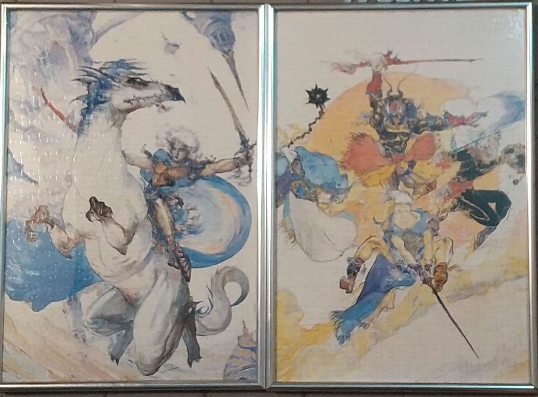 ☆完成済300ピース 天野喜孝 ファイナルファンタジー 4種 - メルカリ