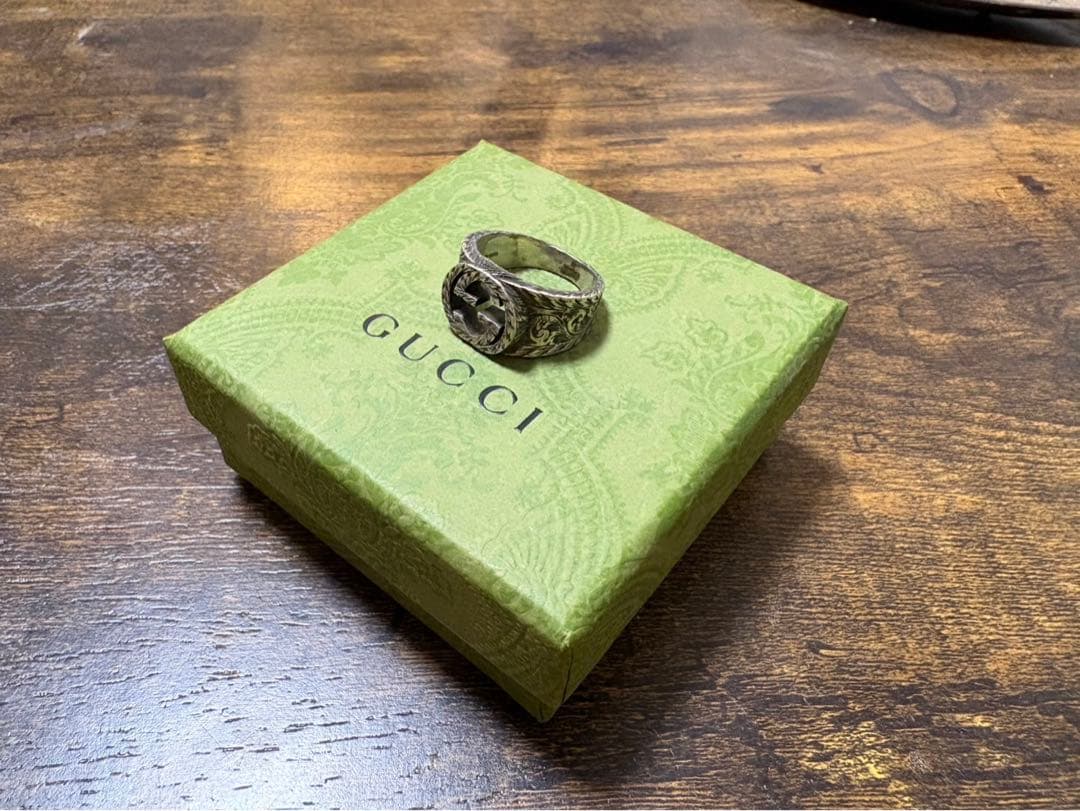 GUCCI インターロッキングGリング SV925 21号