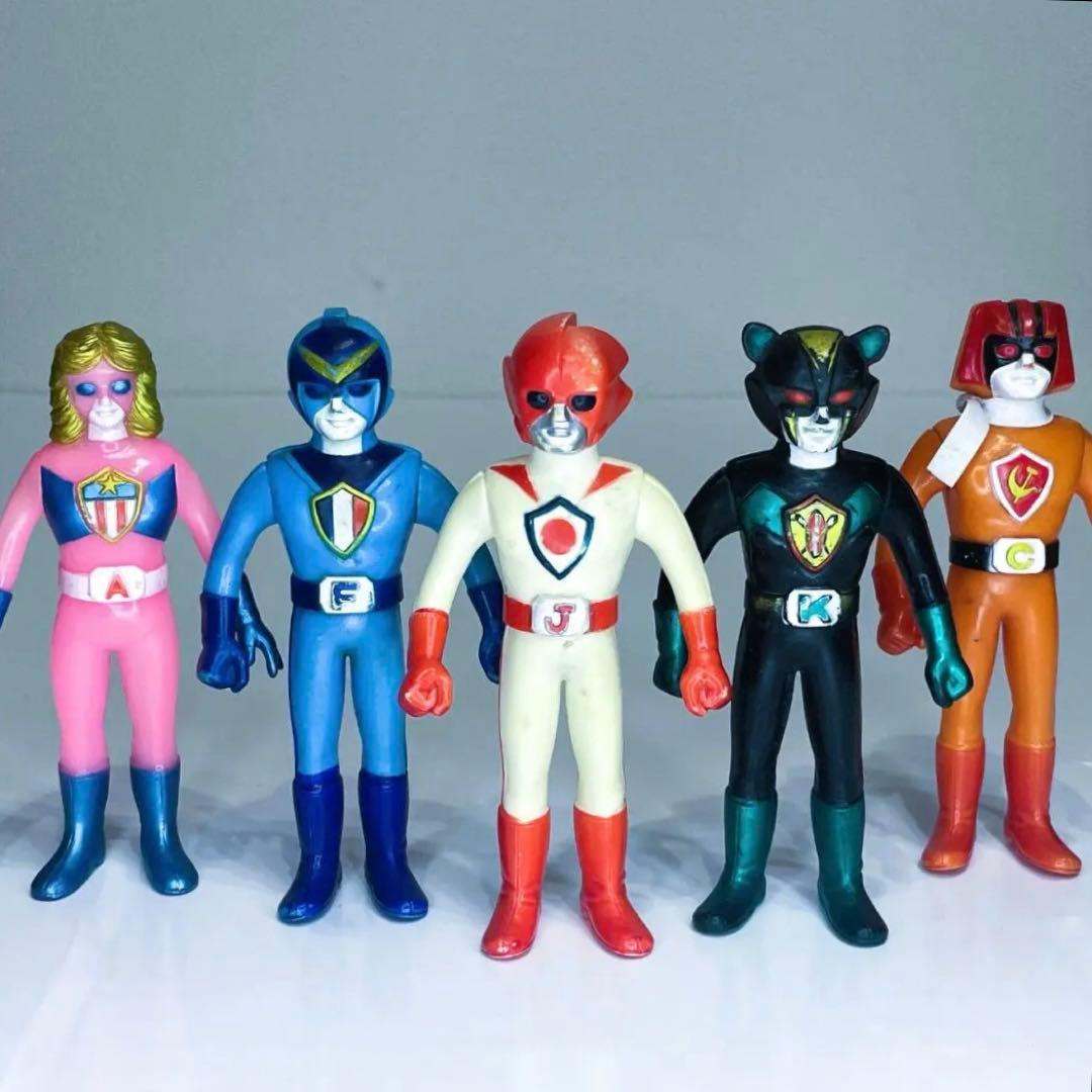 ポピー ソフビ バトルフィーバーJ 5体セット - メルカリ