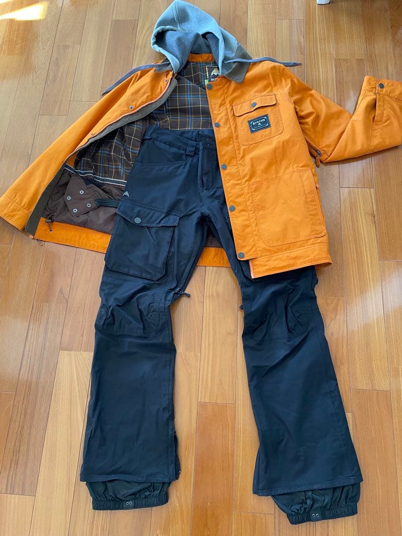 BURTON スノーボードウェア M オレンジ