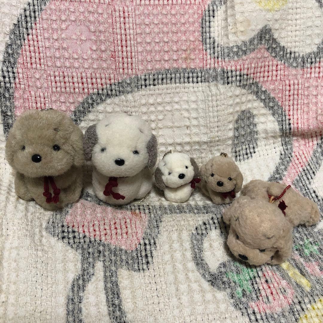 オリエンタルトーイ うめ吉 ぬいぐるみキーホルダー 中古品 5コセット