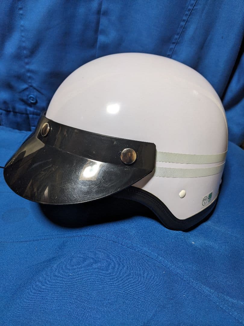 長期保管　交通　ヘルメット 未使用　フェイスシールド付