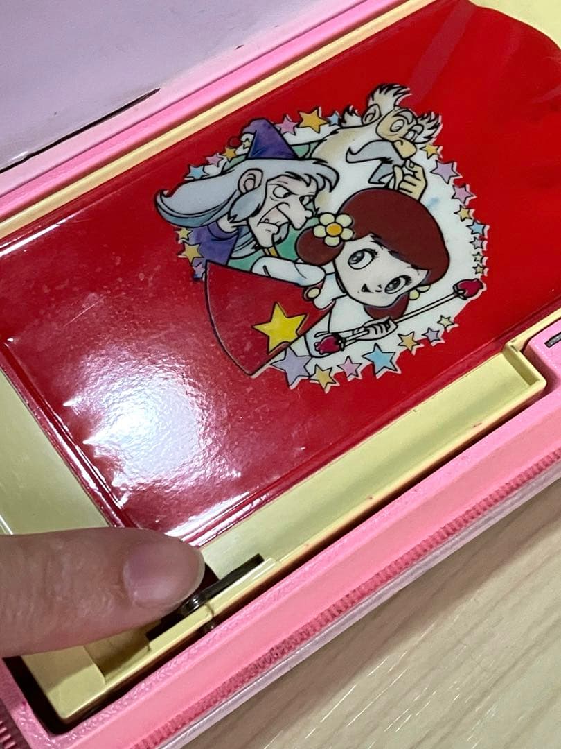 希少】昭和レトロ 魔法使いチャッピー 飛び出す筆箱 下敷き 東映動画