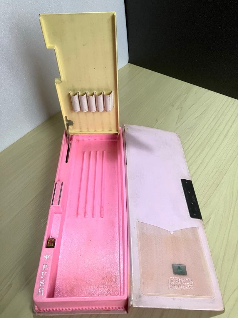 希少】昭和レトロ 魔法使いチャッピー 飛び出す筆箱 下敷き 東映動画