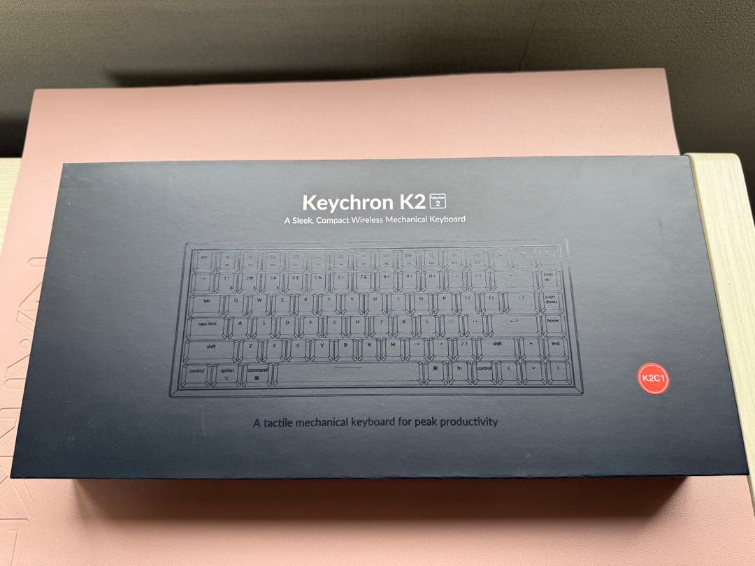 Keychron K2 V2 赤軸 RGB 日本語配列　技適あり