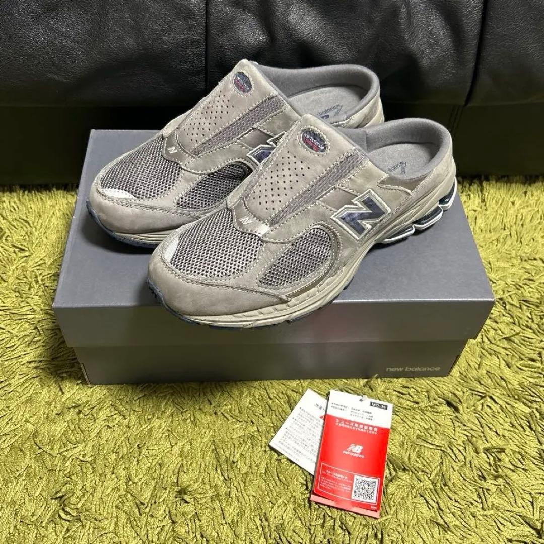 美品 ニューバランス m2002rmx ミュール スリッポン 25.5 新品未使用 25 5cm New Balance M2002RMI ニューバランス ミュール