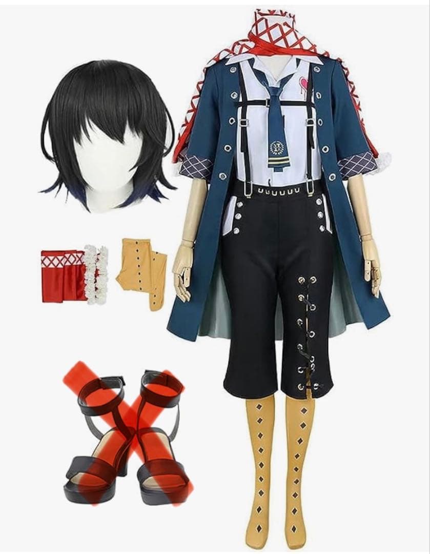 ましろ爻 ましろ にじさんじ コスプレ 衣装 ウィッグ付き