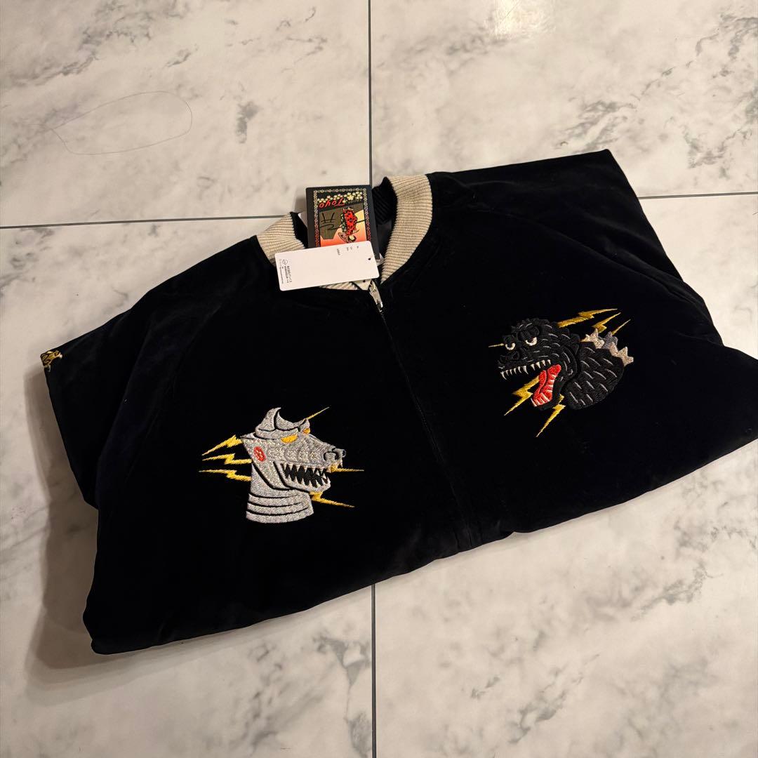 BEAMS JAPAN 別注 東洋テーラー ゴジラ スカジャン XL