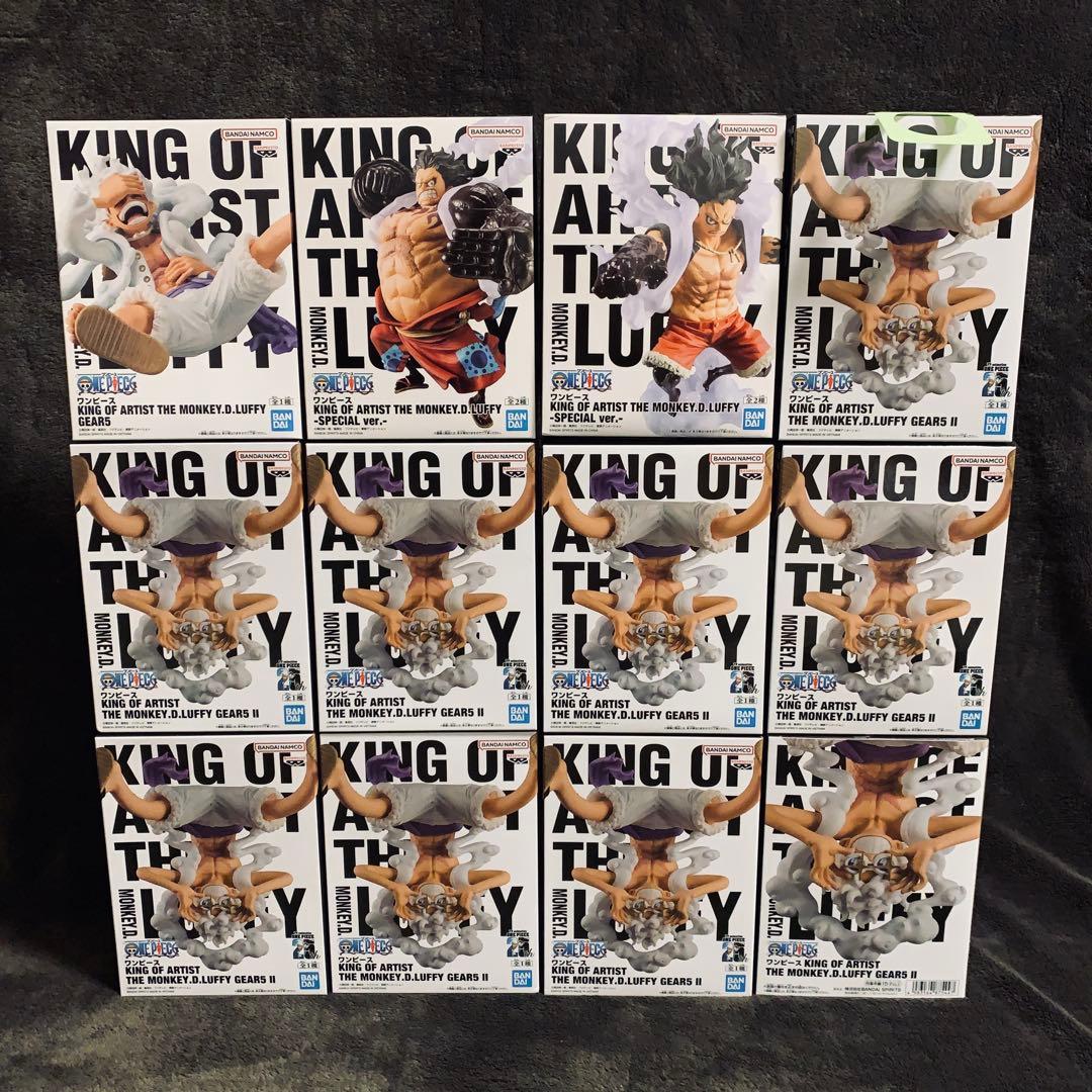ワンピースフィギュア KING OF ARTIST ルフィ 未開封品12体セット