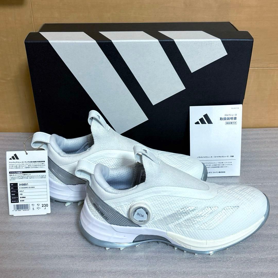 adidas ゴルフシューズ アディゼロ ZG BOA 23.0cm 最新モデル