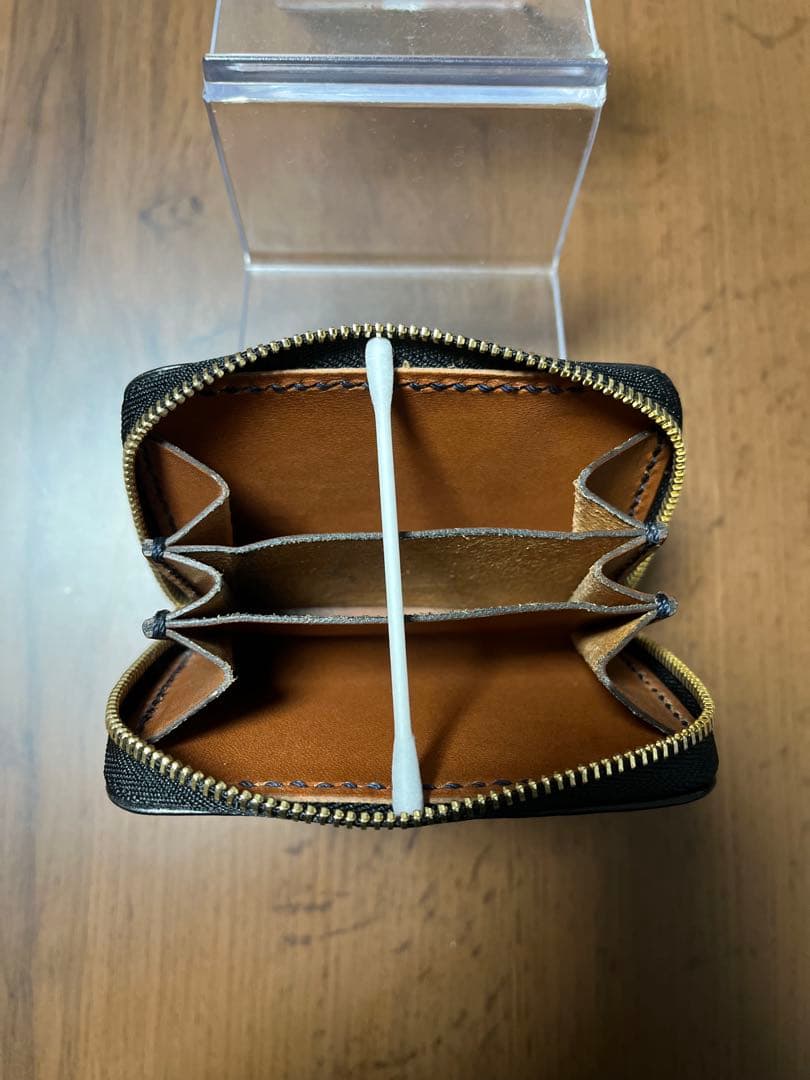 XARTIFACT ラウンドジップ コインケース クロコダイル 藍染め - メルカリ