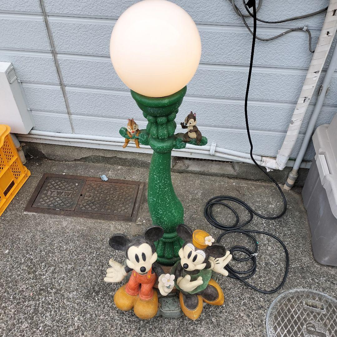 希少 ディズニー ガーデンライト ミッキー ミニー 玄関灯 外灯 アンティーク