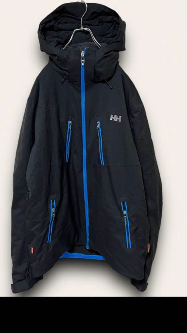 HELLY HANSEN（ヘリーハンセン）のマウンテンパーカー　黒　XLサイズ 中古・古着通販】HELLY HANSEN (ヘリーハンセン) マウンテンパーカー