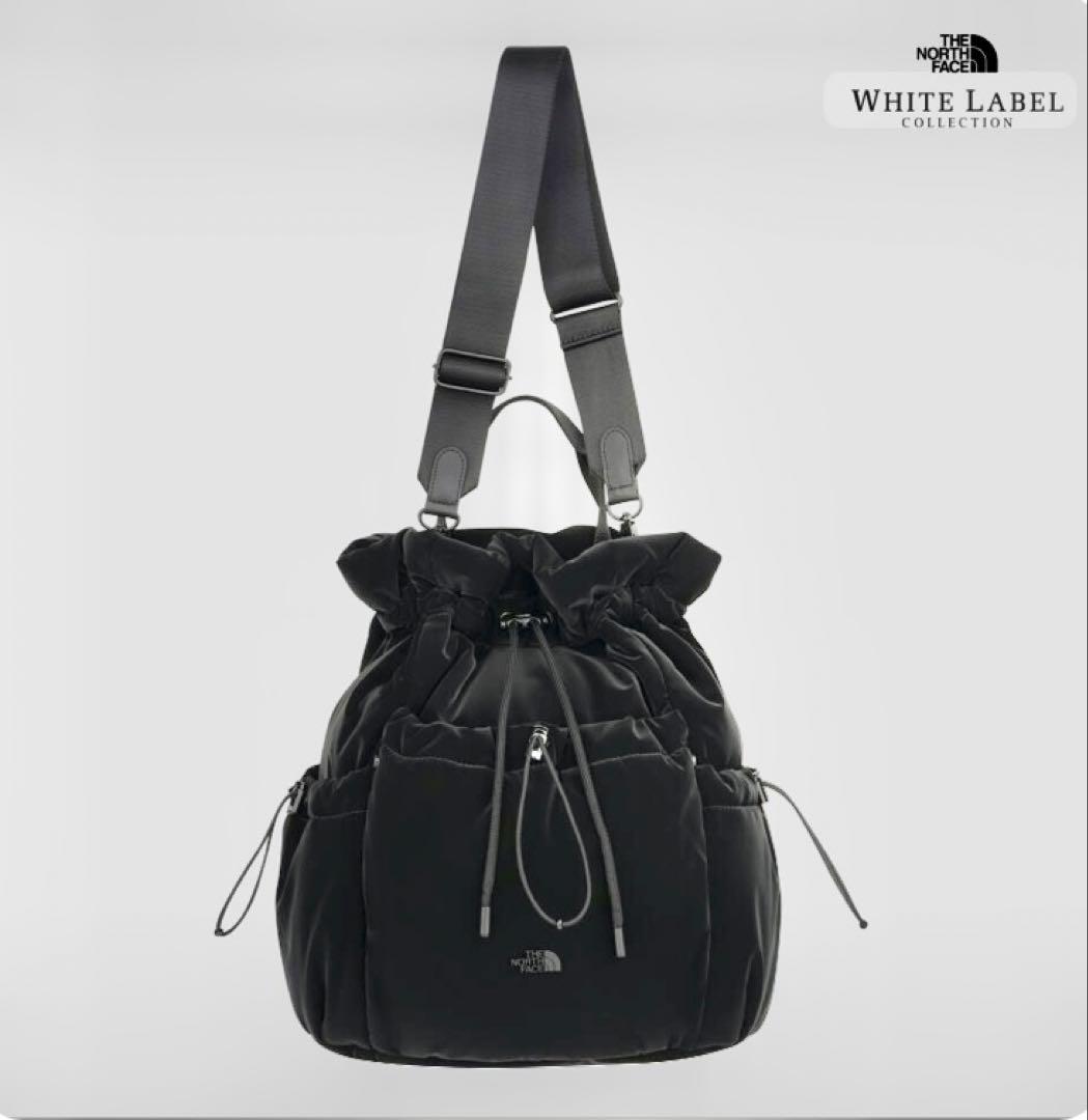 韓国限定 ザノースフェイス ボニーパック M マットブラック ホワイト