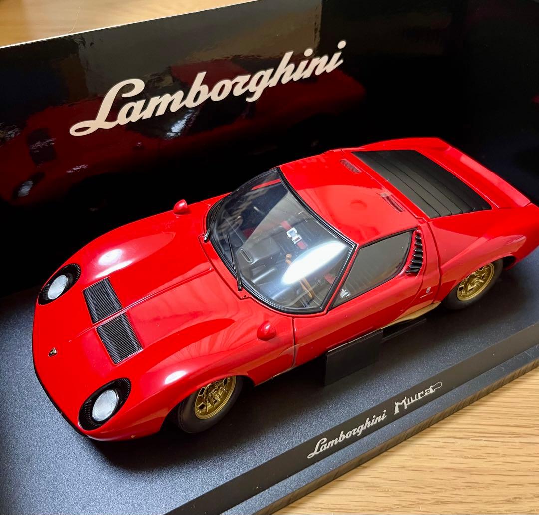 京商 ランボルギーニ ミウラ P400 Red 1/18