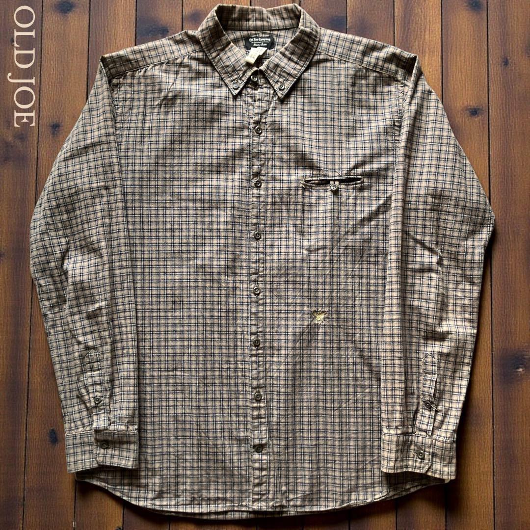 OLD JOE Mサイズ BDチェックシャツ ヴィンテージレプリカ ダークカラー