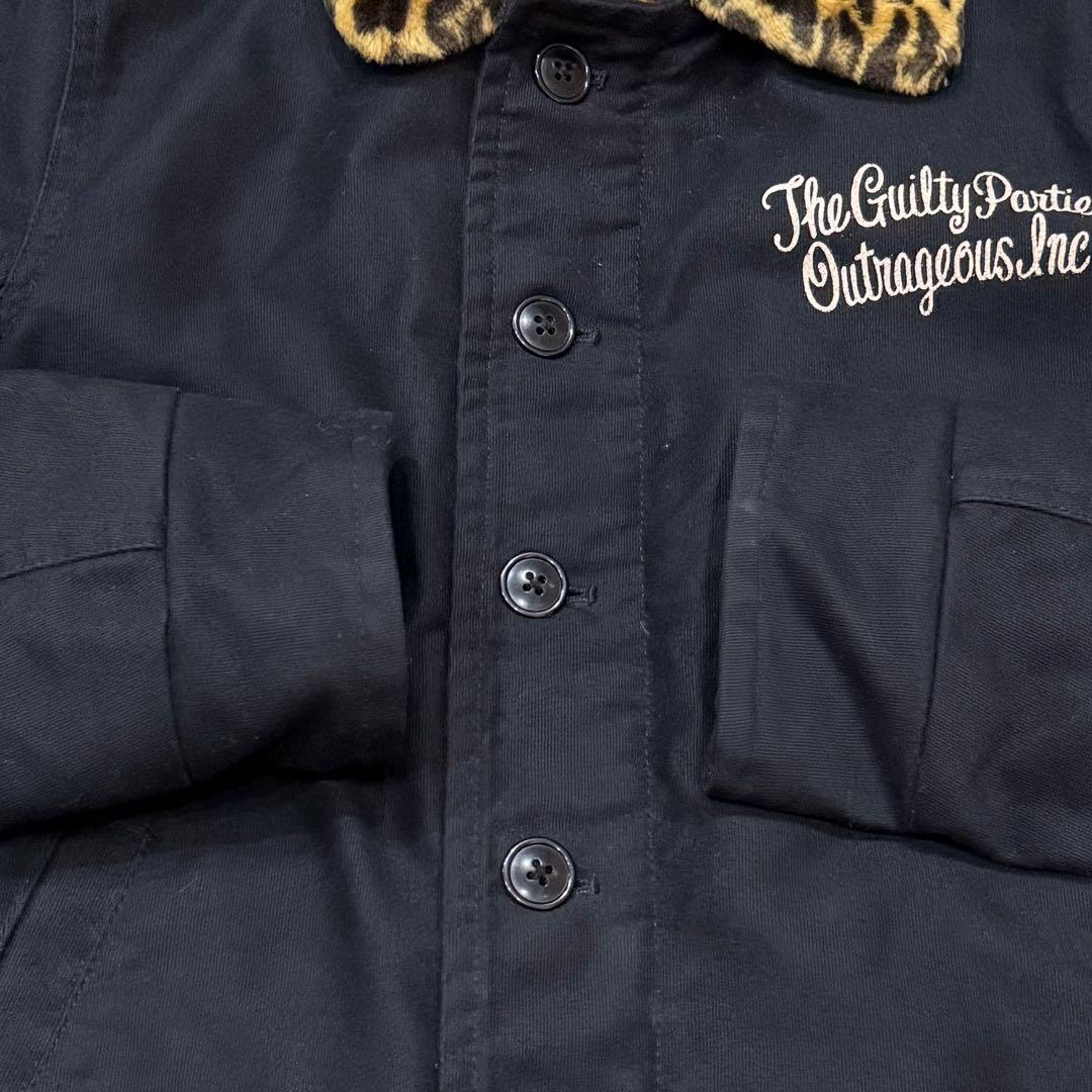 WACKO MARIA ワコマリア デッキジャケット レオパード M 黒 - メルカリ