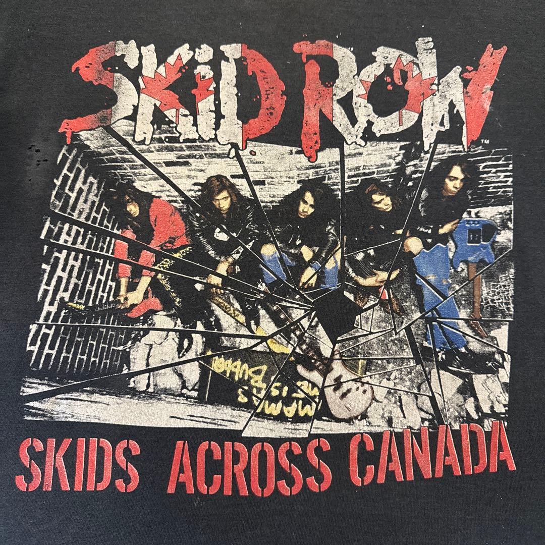希少80s Skid Row Skids ビンテージバンドTシャツ フェード - メルカリ