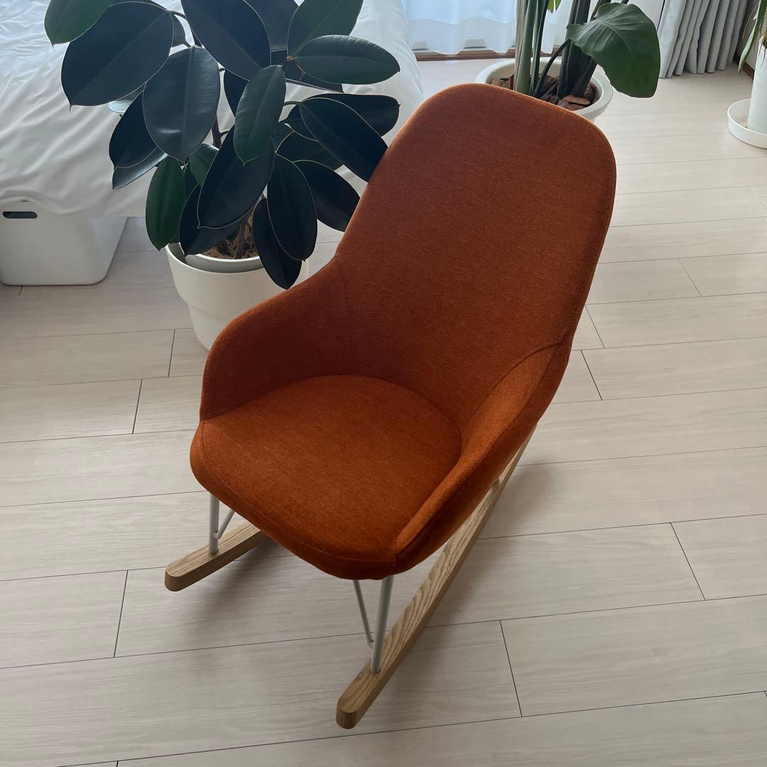 椅子 DULTON rocking chair argon orange