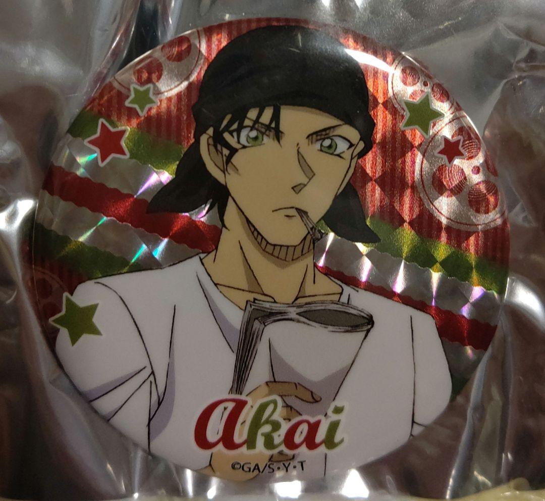 名探偵コナン AGF 特典缶バッジ 赤井秀一 名探偵コナン スクエア缶バッジコレクション／赤井秀一: キャラグッズ