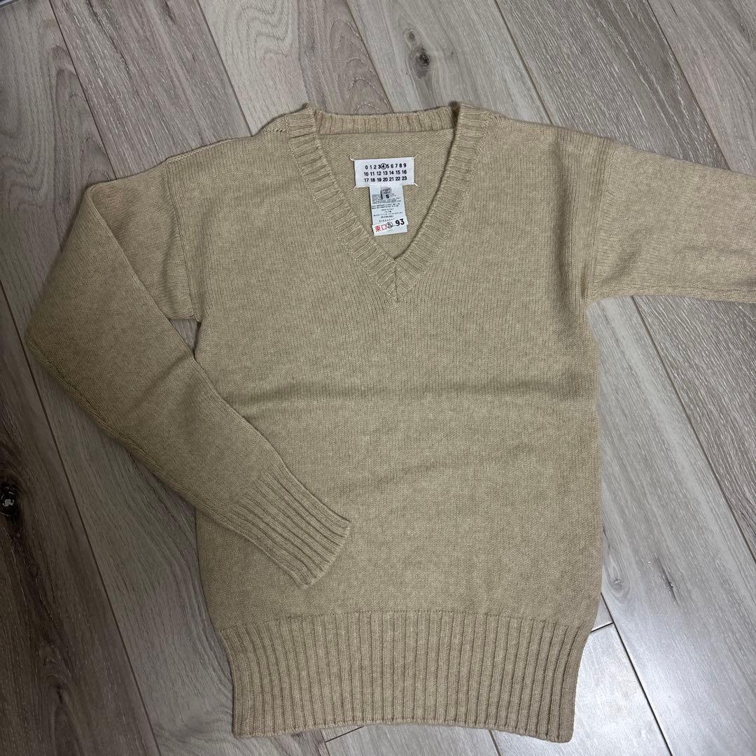 Masion Margiela Vネックニット