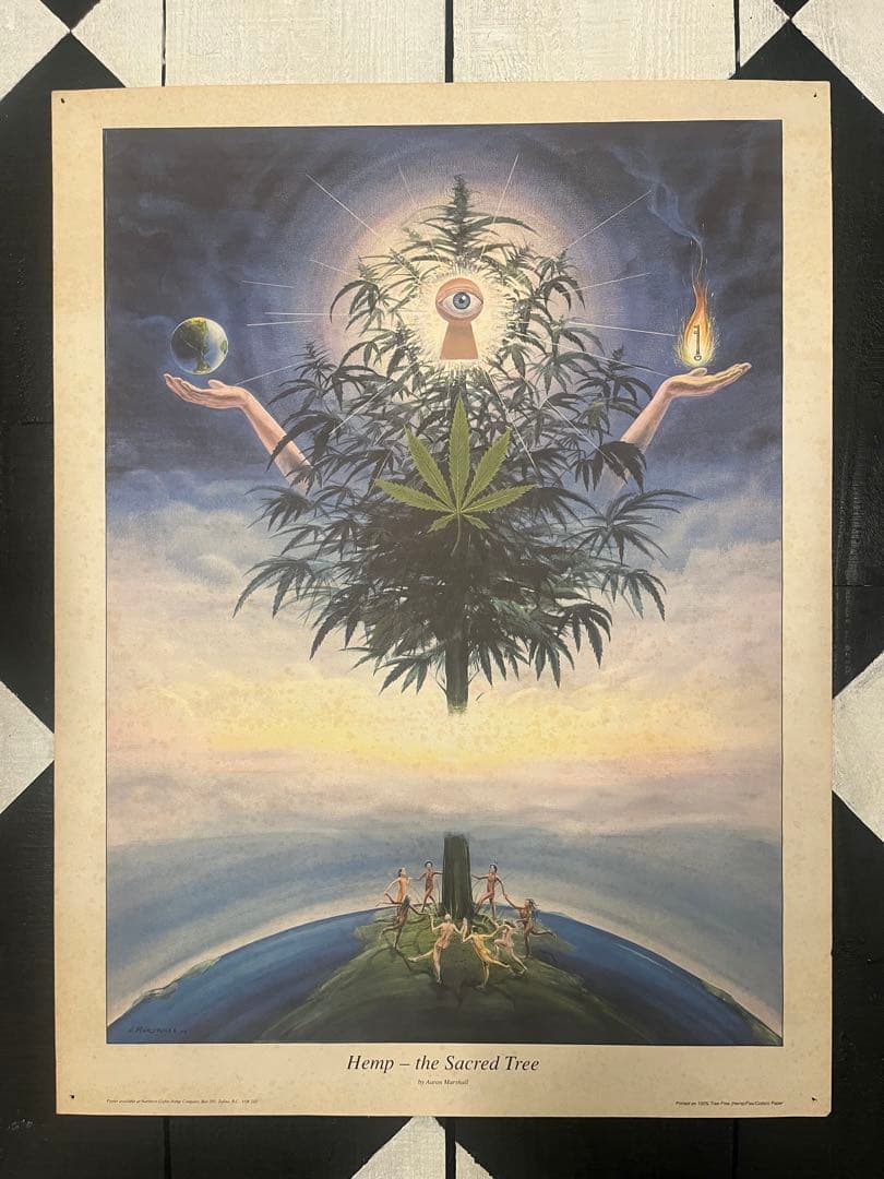 Hemp - the Sacred Tree アートポスター