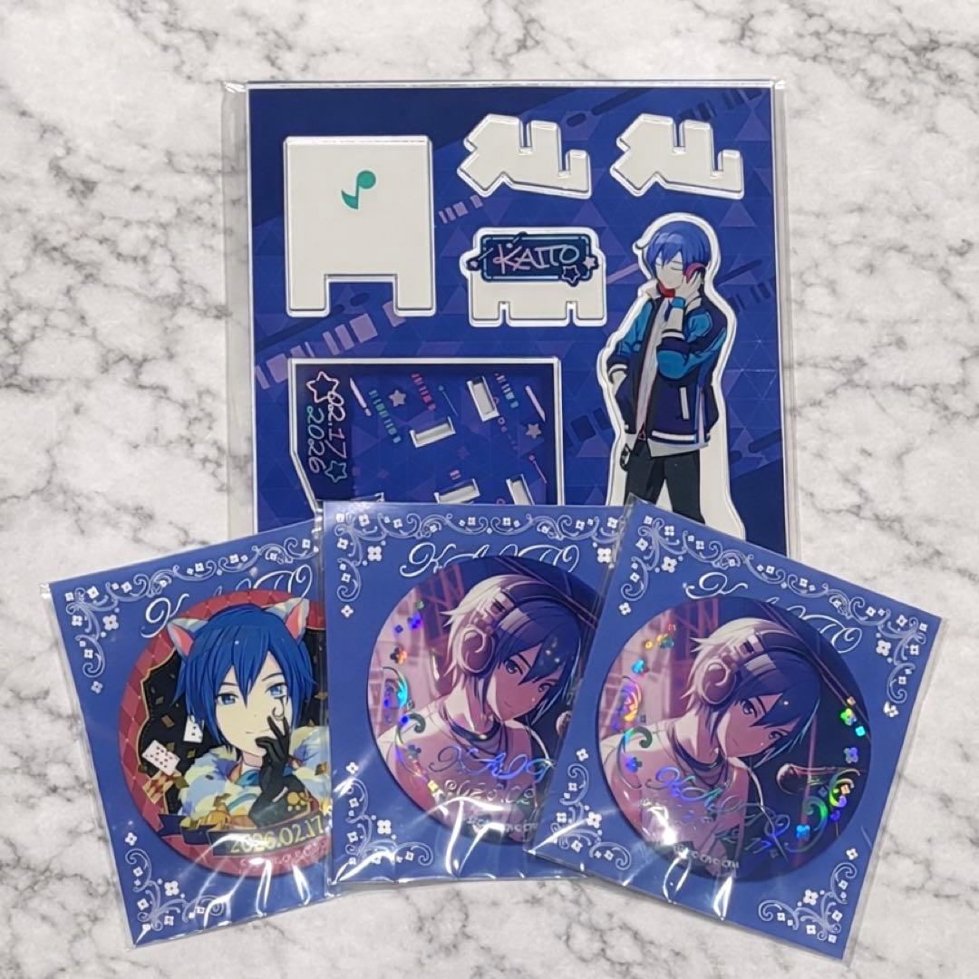 匿名配送】KAITO はぴこれくじ アクスタC 缶バッジC E - メルカリ