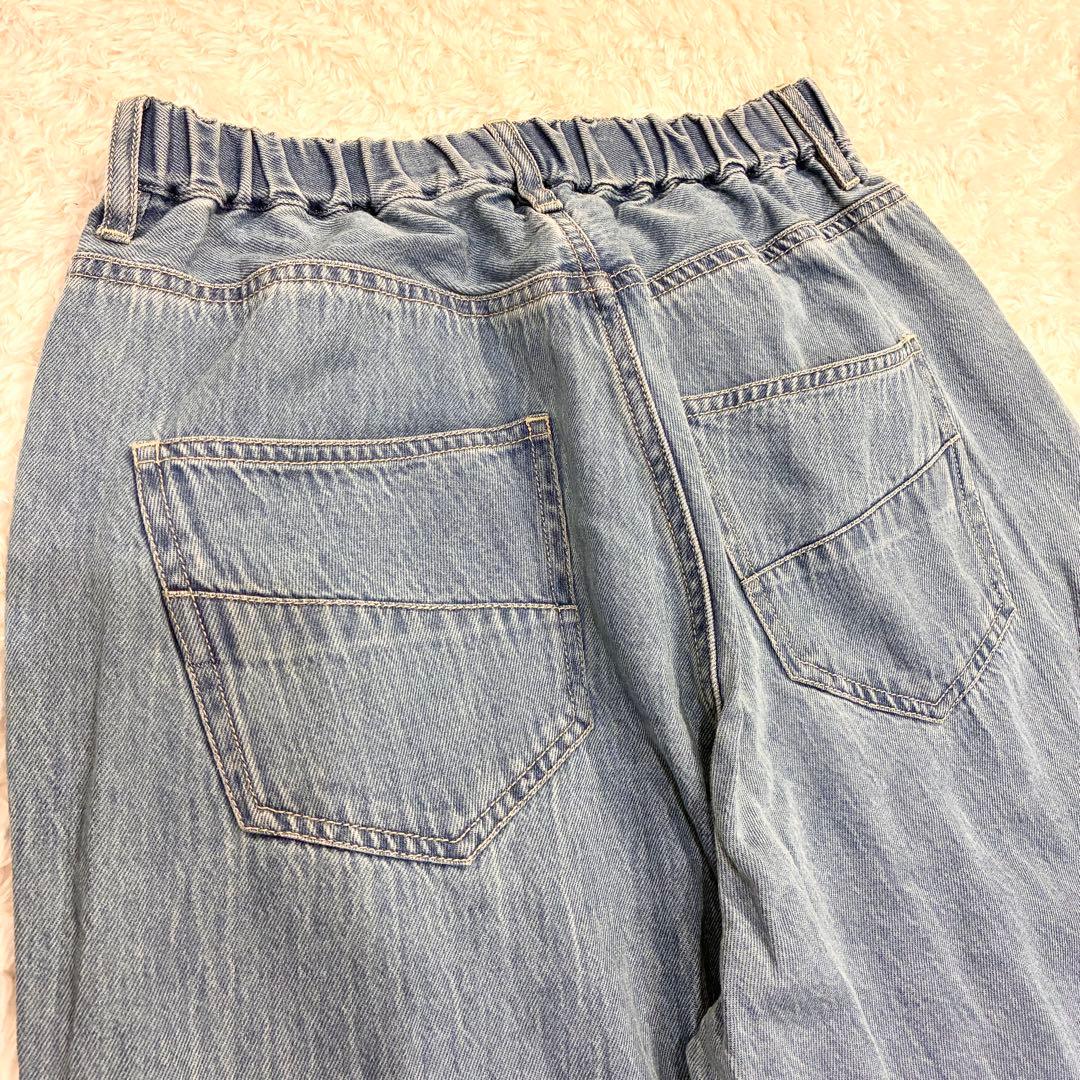 24SS ビアズリー ラップ風デニム Fサイズ FRIPIER ブルー